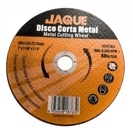 DISCO CORTE METAL 7" X 1.6MM